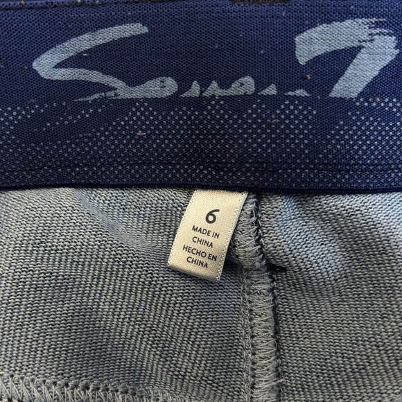 Seven7 Jeans Womens 6 Blue Denim Straight Leg Casual Pants Gorpcore Normcore - Picture 5 of 9